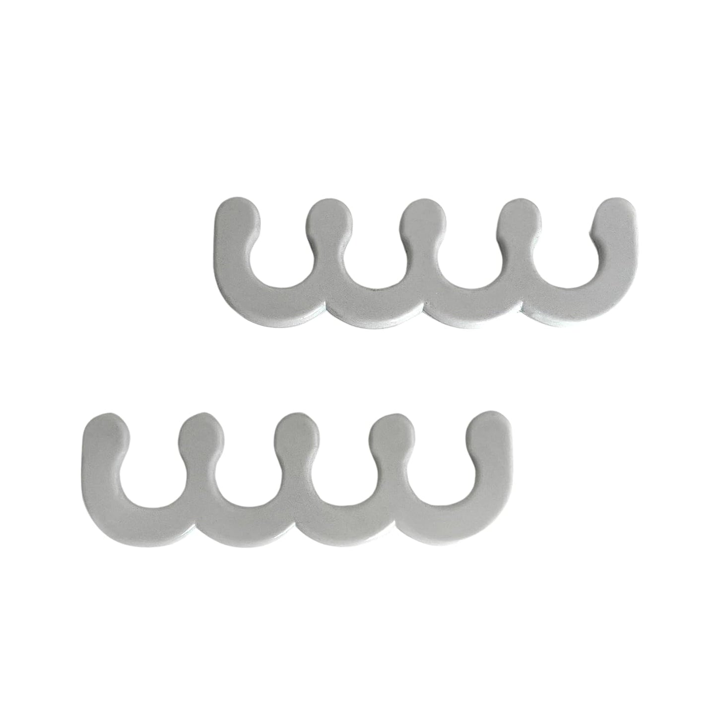 Barefoot Scientist Spaced Out Gel Toe Separator Nail Spreaders, Pedicure Toe Spacers for Women and Men, Relax and Strengthen Sore Feet, 2 Sizes Included