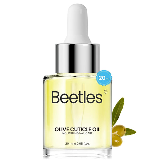 Beetles Cuticle Oil: Olive Oil for Nails Repair & Cuticle Oil | Allergy Relief for Gel Polish Users | Fast Soothing, Deep Nourishment