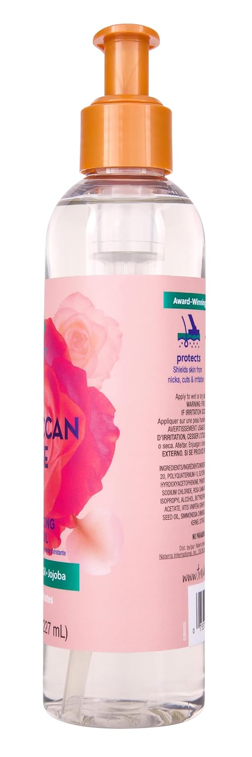 Tree Hut Moroccan Rose Moisturizing Shave Oil, Gel-to-Oil Formula, Ultra Hydrating Barrier for a Close, Smooth Shave, For All Skin Types, 7.7 fl oz