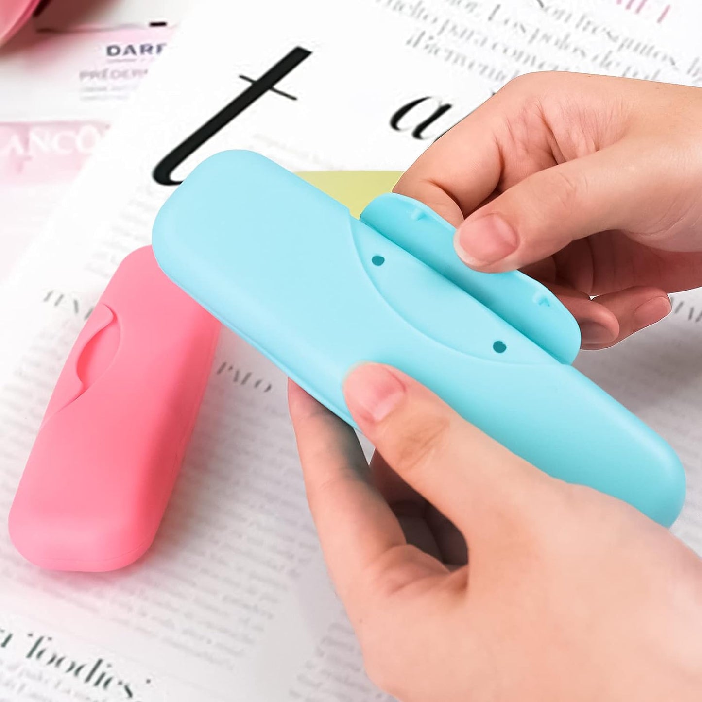 Tuciyke Tampon Storage Bag,Plastic Tampon Organizer Bag Pack of 3 Small Pouch for Feminine Products 6 * 2 * 1inches Portable Period Bags for Women,Ladies,Girls