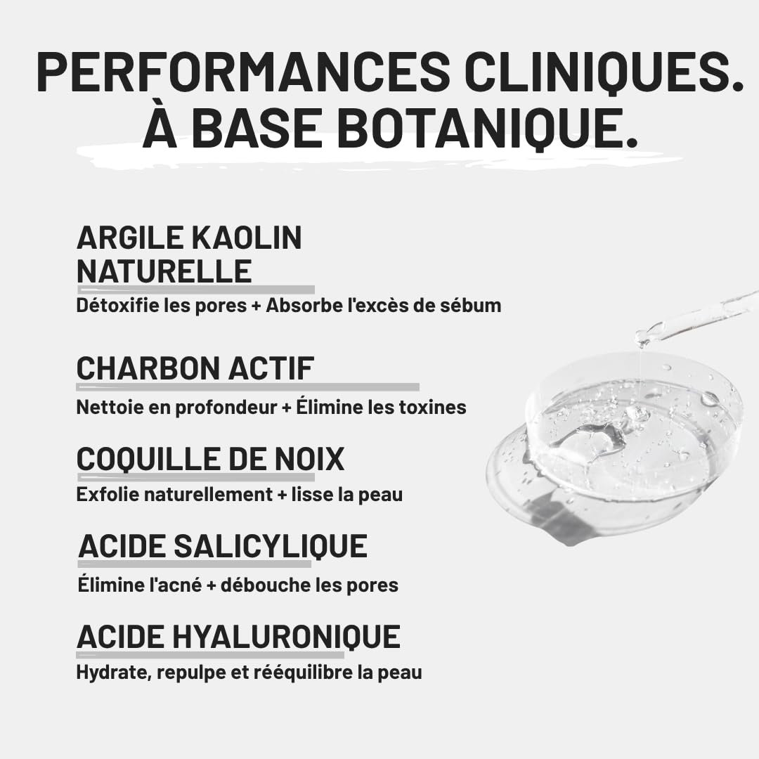 ZOUSZ Black Oud Charcoal Mens Face Scrub Mask – Exfoliating Clay Face Mask & Deep Cleansing Facial Scrub with Activated Charcoal, Salicylic Acid & Hyaluronic Acid – Revitalize skin – 50ml