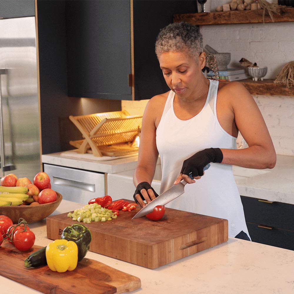 Copper Compression Arthritis Gloves | Fingerless Arthritis Carpal Tunnel Pain Relief Gloves For Men & Women | Hand Support Wrist Brace For Rheumatoid, Tendonitis, Swelling, Crocheting 2 Pairs Black XS