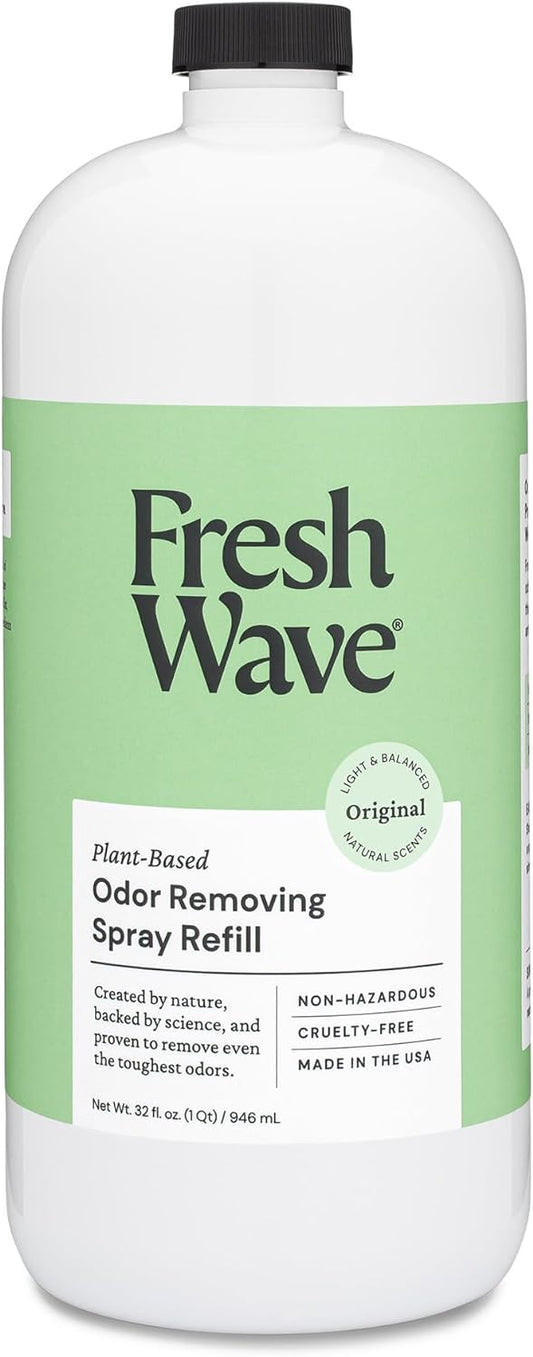 Fresh Wave Original Scent Odor Eliminator Spray & Air Freshener Refill, 32 fl. oz.