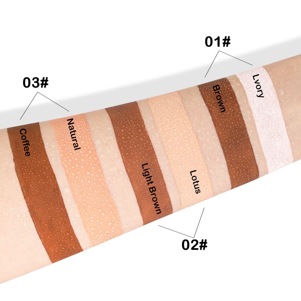 evpct 2In1 Cream Contour Stick Contouring Concealer Sticks Makeup Face Cream Kit for Beginners Creamy Contour and Highlight Stick contorno base de maquillaje para mujer en oferta 03 Natural & Coffee