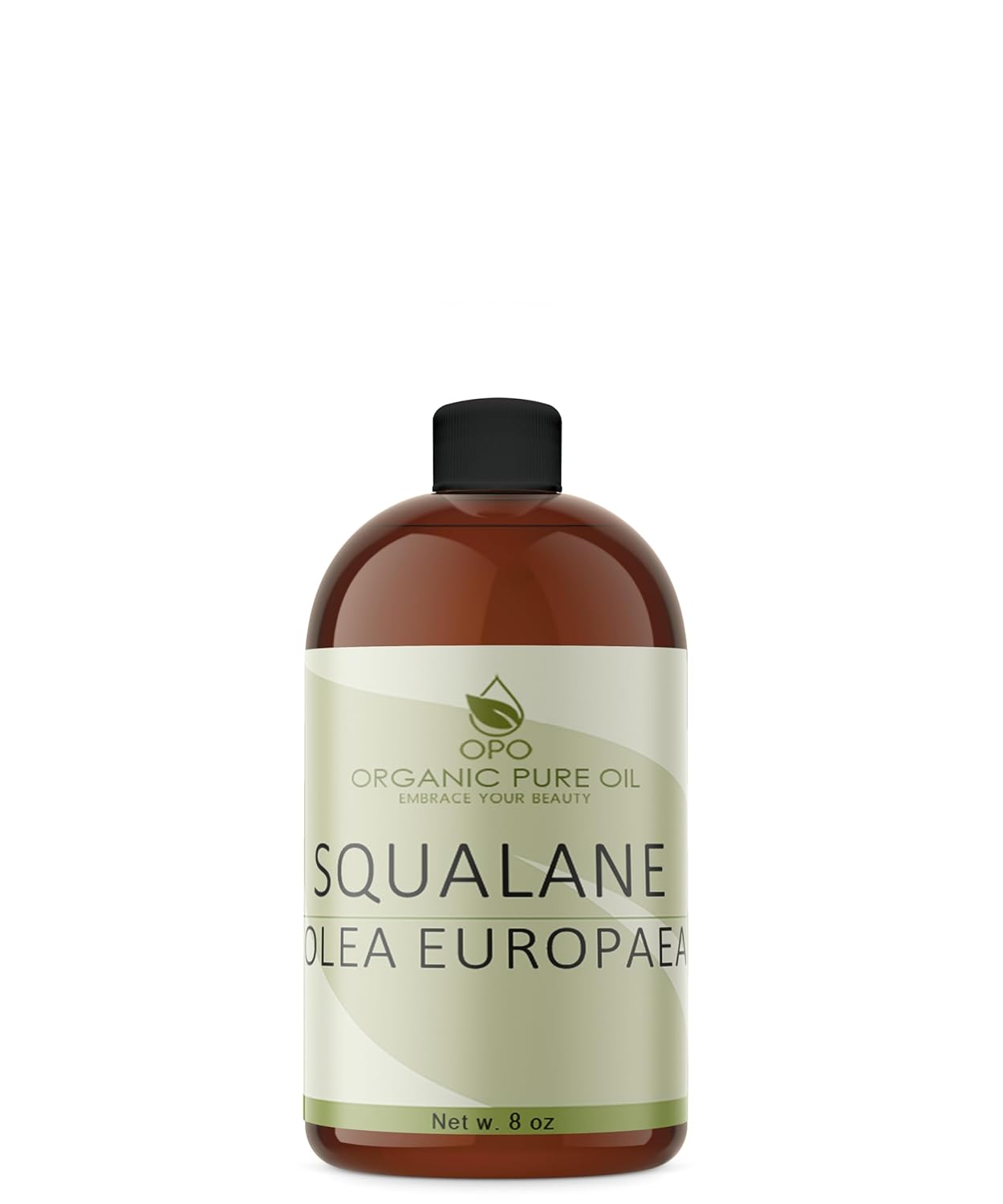 Squalane Oil - 8 oz - Pure, Natural, Plant-Derived, Non GMO, Refined, Squalene Alternative from Olive - Hydrating & Moisturizing Carrier Oil - Perfect for Skin Hair Body Face - Packaging May Vary