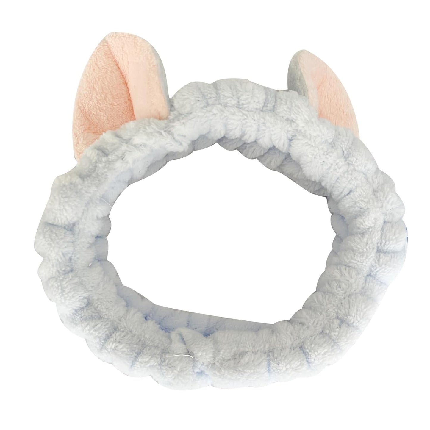 3 Pack Ears Headbands Spa Makeup Head band Cute Make Up Plush Cat Hair band Soft Stretch Fuzzy Cosplay Costume Adult Women Teen Girls Kids 3Pack