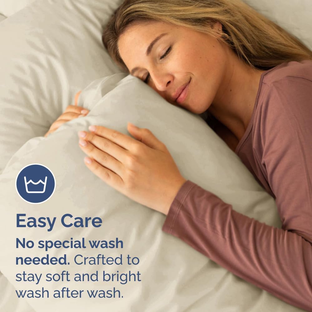 Standard Pillow Cases Set of 8 - Ultra Soft Hotel Quality Pillowcase Covers - Comfy, Cozy & Wrinkle Free - Shrink, Stain and Fade Resistant - Machine Washable Pillow Protectors - 8 Piece Set - Wheat