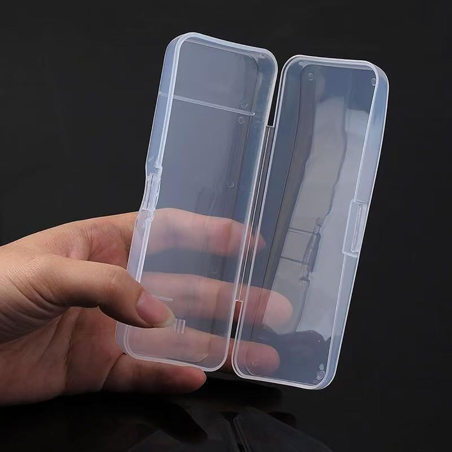 Transparent Razor Storage Case for Amazon Basics,Durable Travel Box for Razor and Accessories, Ideal for Men’s Shaving Kits