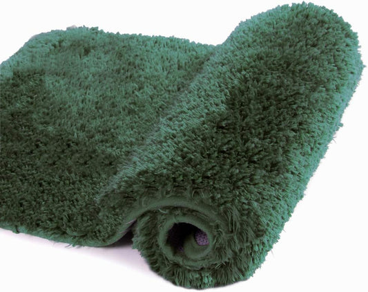 Walensee Large Bathroom Rug (24 x 48, Hunter Green) Extra Soft and Absorbent Shaggy Bath Mat Machine Washable Microfiber Non Slip Luxury Floor Mat