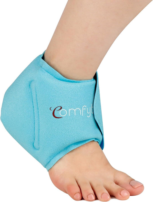 Comfytemp Ankle Ice Pack Wrap for Swelling, Plantar Fasciitis, FSA Eligible, Foot Pain Relief, Reusable Gel Cold Compress Ankle Brace for Injury, Achilles Tendonitis, Gifts for Men Women Elderly, 1Pcs
