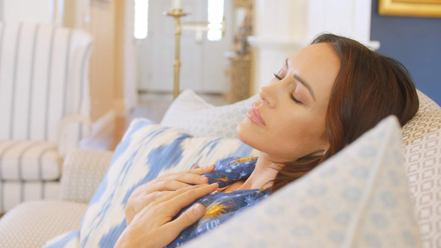 Nature's Approach Herbal Neck Wrap Microwavable Shoulder Wrap Cotton Organic Heating Pad - Cold Therapy Pain Relief for Muscle Tension Stress Reduction (Shoulder Wrap Celestial Black)