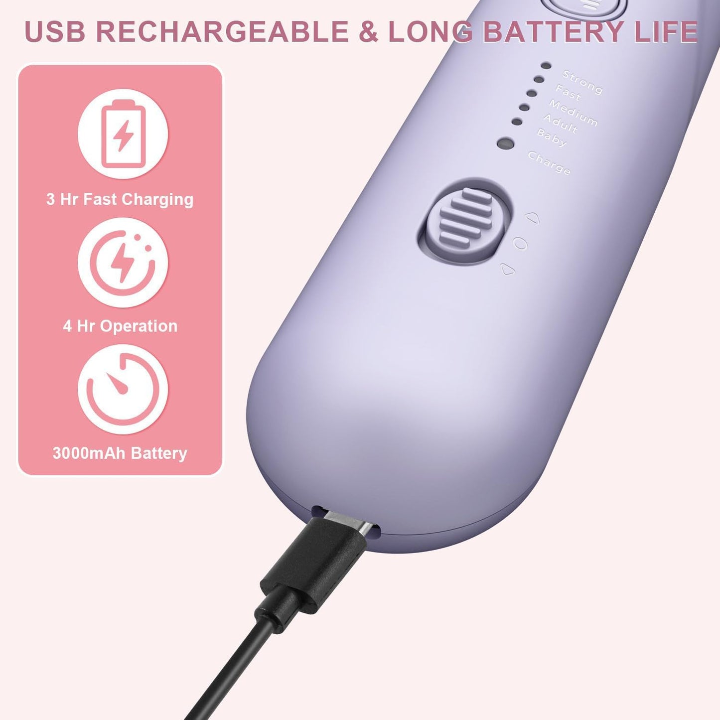 2 Pack 9-in-1 Cordless Nail Drill Kit: 100 Bits, 5 Speeds – Your Ultimate Manicure & Pedicure Solution,Purple