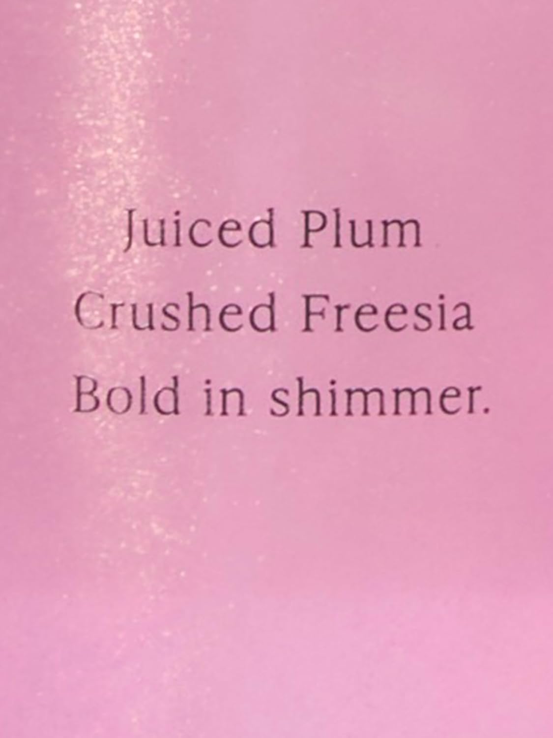 Victoria's Secret Pure Seduction Shimmer Body Spray for Women, Notes of Juiced Plum and Crushed Freesia, (8.4 oz)