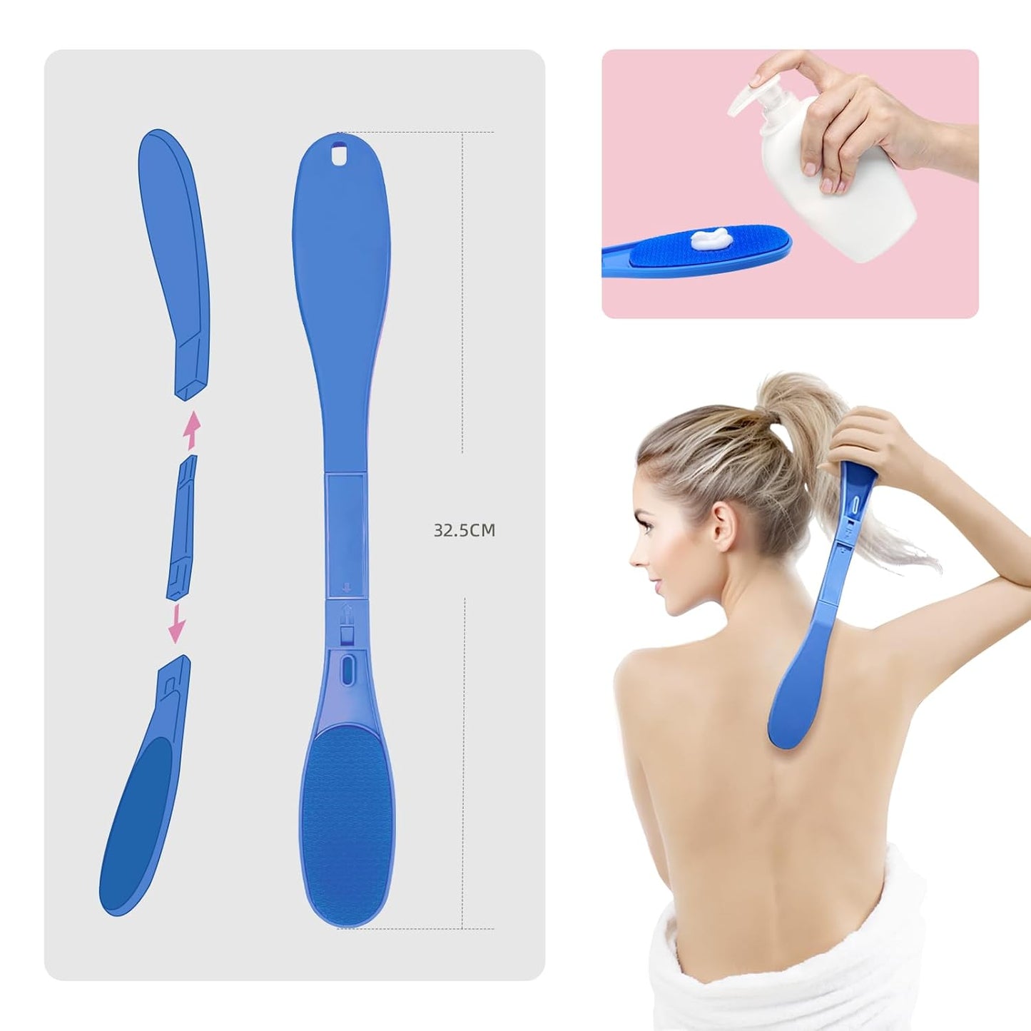 SFFTCYY&ZGTJ back scratcher for women,lotion applicator for back,gifts for seniors,handicap accessories for daily living,back lotion applicator for women,self tanner back applicator,lotion stick