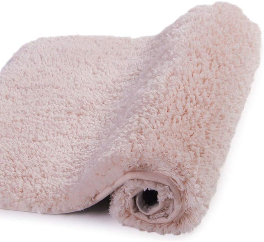 Walensee Large Bathroom Rug (24 x 36, Dusty Pink) Extra Soft and Absorbent Shaggy Bath Mat Machine Washable Microfiber Non Slip Luxury Floor Mat