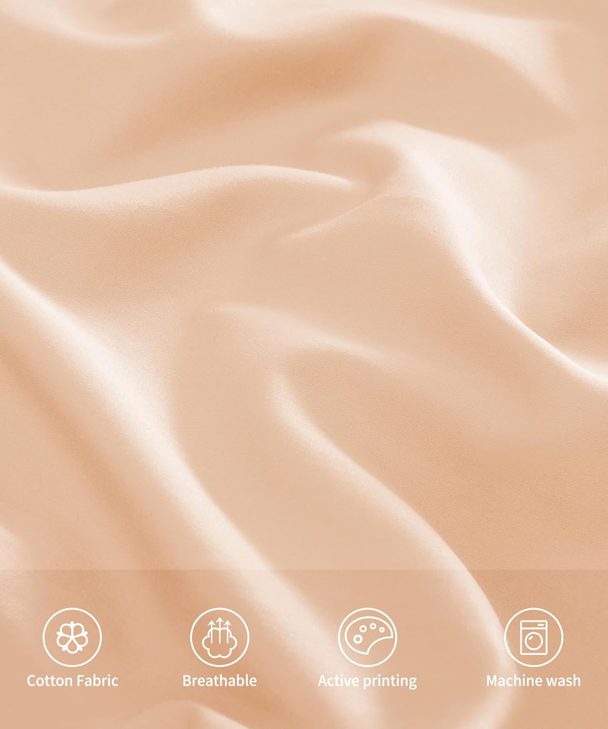 Warmstar Cotton Pillow Cases Queen Size Set of 2, 600 Thread Count Pillowcases 20x30 Inches, Soft Long Staple Cotton Pillowcases Breathable with Envelope Closure,Champagne