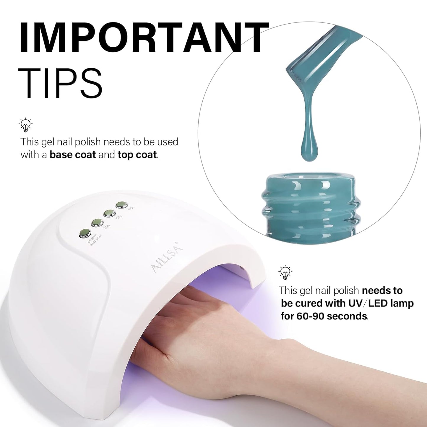 AILLSA Sheer Blue Gel Nail Polish Sky Blue Jelly Gels Polish Summer Neutral Nude Nail Polish Long Lasting Translucent Natural Color Soak Off U V Gel Nails for Nail Art DIY at Home 0.51 Fl Oz /GB71