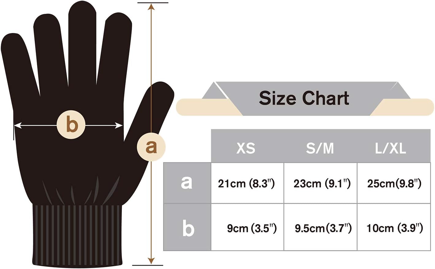 Evridwear Unisex Moisturizing Cotton Gloves with Touchscreen Fingertips for Eczema Beauty Cosmetic Dry Hands Sensitive Irritated Skin Therapy Overnight Bedtime, 6 Pairs, Lightweight-Beige, S/M