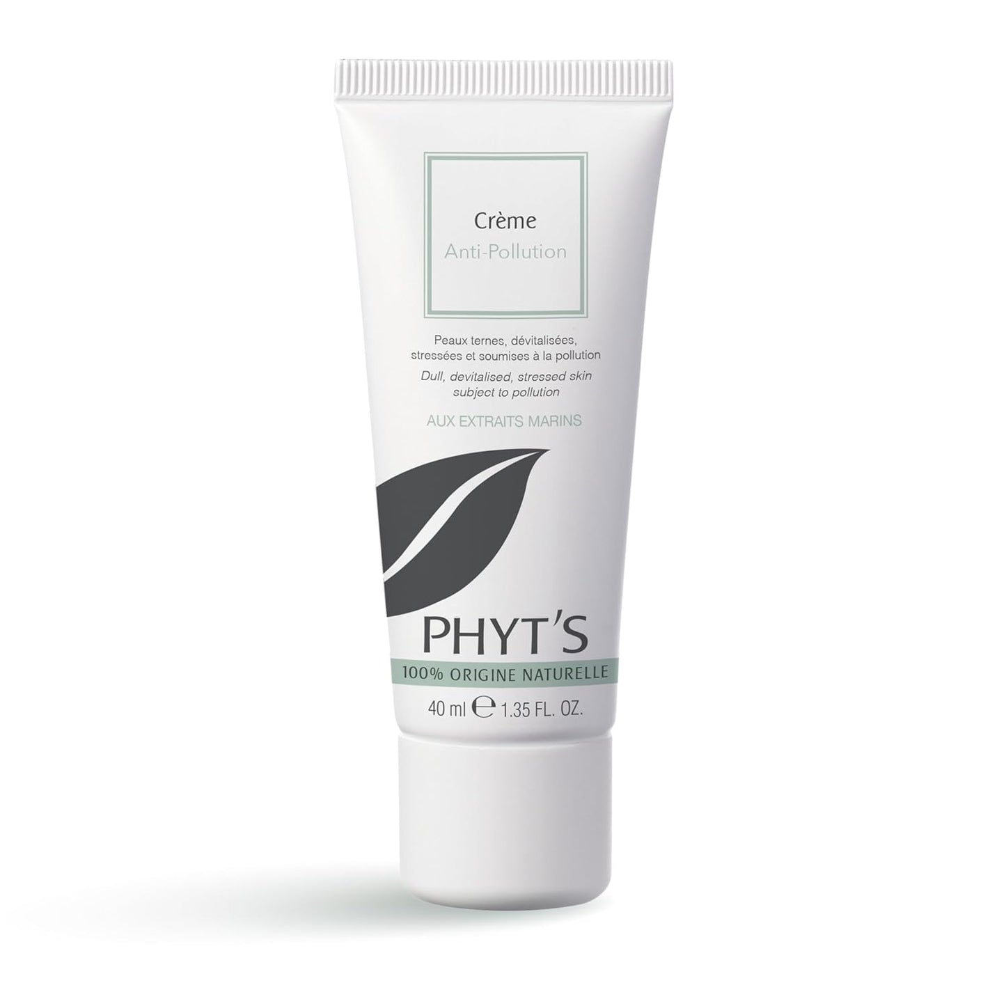 Phyts Anti-Pollution Cream - Face Moisturizer with Hazelnut Oil and Aloe Vera - Face Cream for Oily, Normal to Combination Skin - 1.35 oz