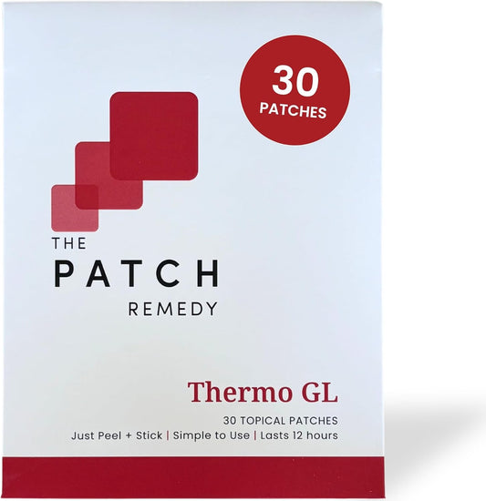 Thermo GL Patch - GLP-1 Patches with Berberine, Green Tea, L-Carnitine, 5-HTP, Fucoxanthin | 30 Patches