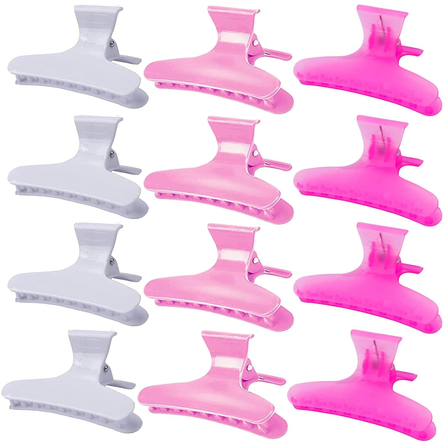 Ondder Hair Clips for Styling - Butterfly Clamps, Claw Clips, Pro Salon Hair Accessories for Women and Girls for Cutting, Coloring, and Hair Styling