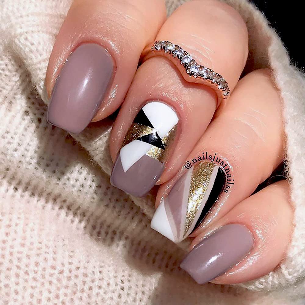 duri Nail Polish, 739 Sagittarius, Pastel Light Purple Beige, Gossy Finish, 0.45 Fl Oz