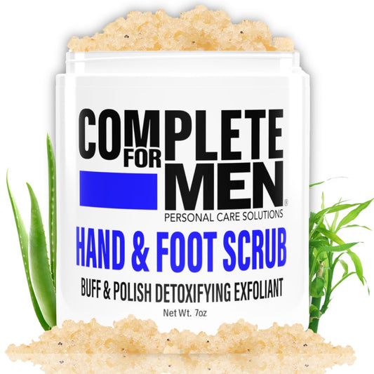 Hand and Foot Exfoliating Scrub: Sugar Scrub for Dry Skin, Moisturizing Rough Skin Remover, Ideal for Men's Foot and Hand Care