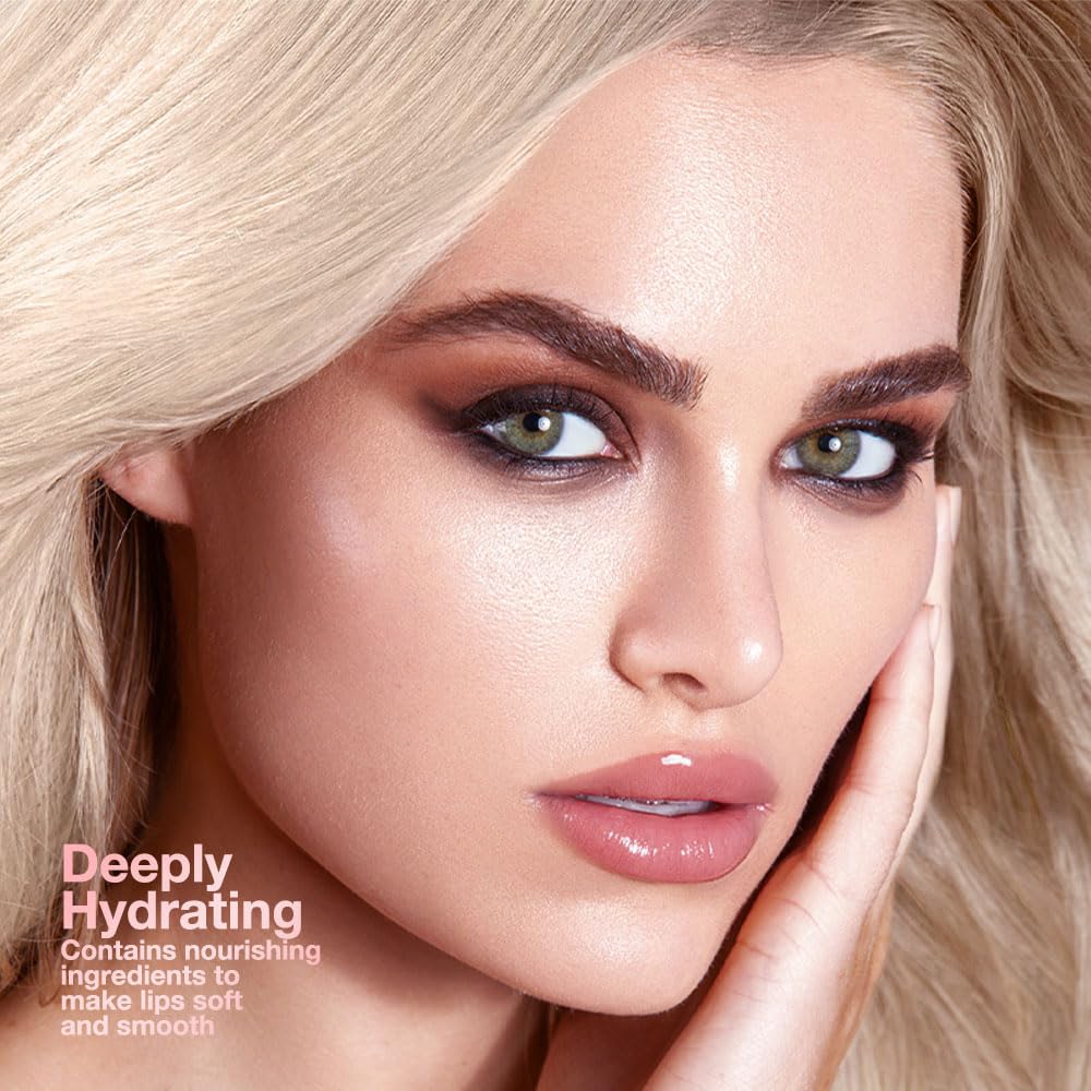 Pink Cherry Nude Tinted Honey Lip Balm, Sheer Hydrating Moisturizing Lipstick for All Skin Type, Natural Pink Cherry Lip Tint Balm Moisturizing Nourishing Lipstick Long Lasting Waterproof 02#