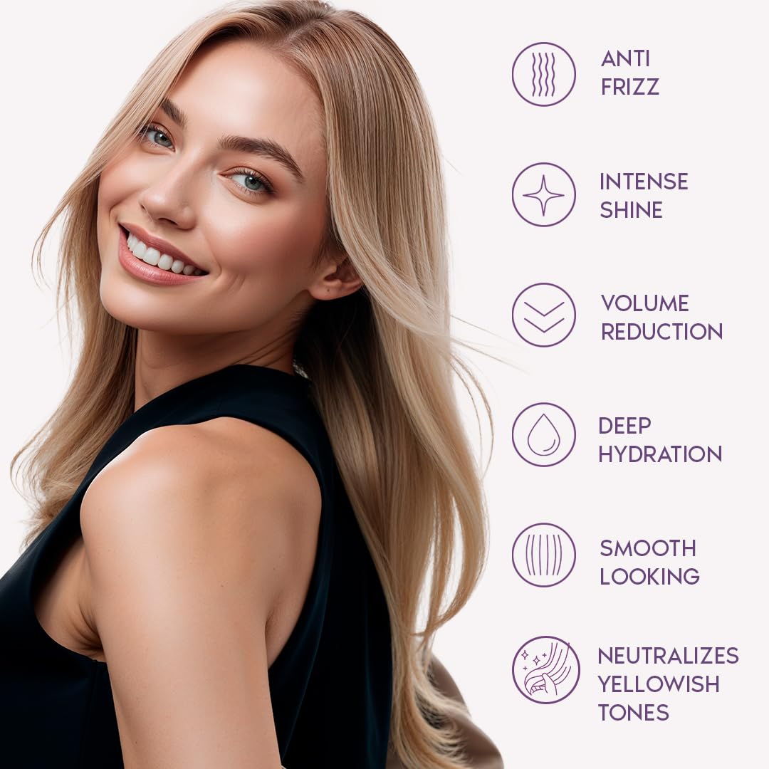 I Belli Capelli Ravenna Blond B-tox Hair Treatment Kit - 1kg/35.02 oz Hair B-tox + 300ml/10.1 fl.oz Anti-Residue Clarifying Shampoo for Longer Effect