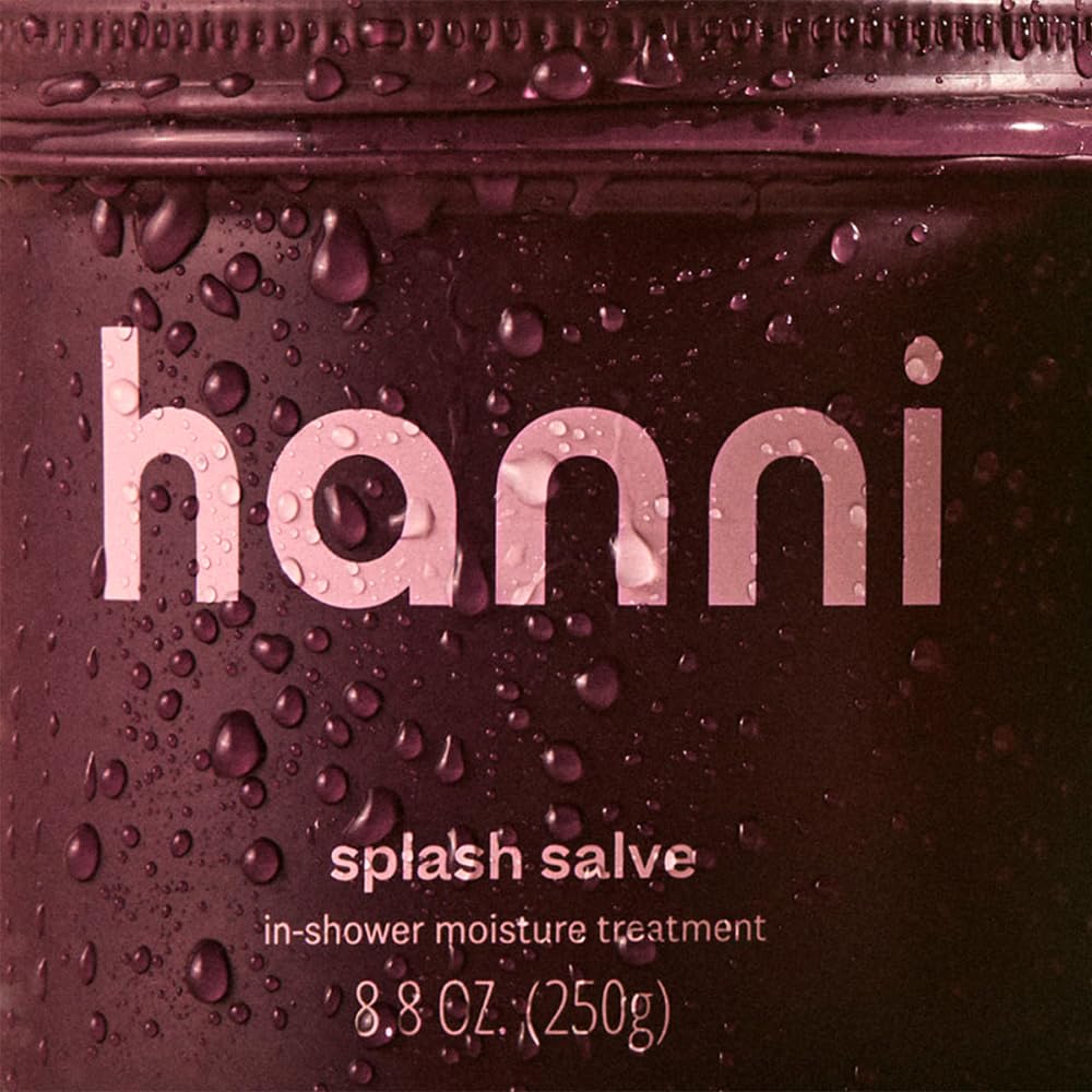 HANNI Splash Salve Body Mask, In-Shower Moisturizer with Coconut, Jojoba, Shea Butter & Glycerin, Deep Conditioning for All Skin Types, 250 mL / 8.8 oz (2 Pack)