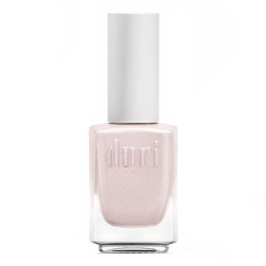 duri Nail Polish, 772 Candy Sky, Baby Pink Speckle Lacquer, Full Coverage, Textured Dot Design | 0.45 Fl. Oz.