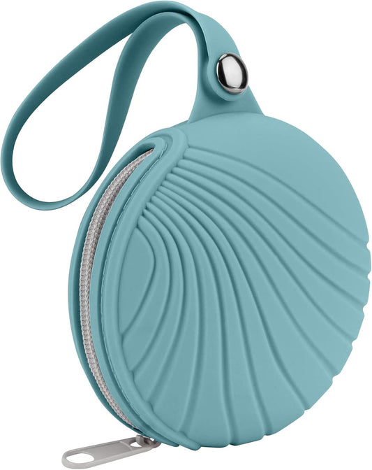 Desing Wish Menstrual Cups Case Storage Bag Travel Period Cup Carrying Pouch Washable Leak-proof Silicone Bag for Menstrual Cup, Tampons, Keys and Other Small Items (Light Green)