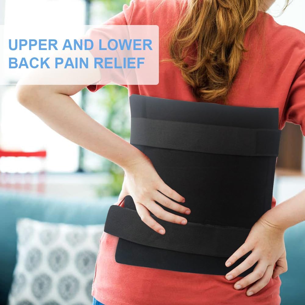 Gel Soft Flexible Ice Packs for Injuries - Reusable Freezer Cold Pack, Hot Cold Compress Therapy Cooling Gel Pad Wrap for Shoulder, Hip, Knee, Back, Leg, Injury, Swelling, Bruises, Surgery - 11" x 14"