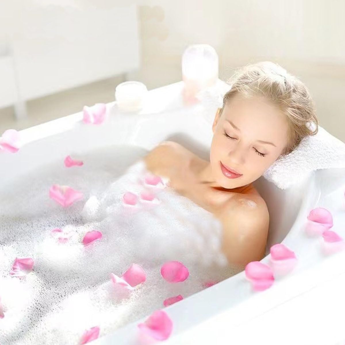 Dried Flower Bath Salt Balls,Lavender Extract Essential Oils,Moisturizing Dry Skin,Fizzy Spa,Relaxation,Self Care,Relaxing,Bubble Bath Bomb Gifts Idea for Men Women