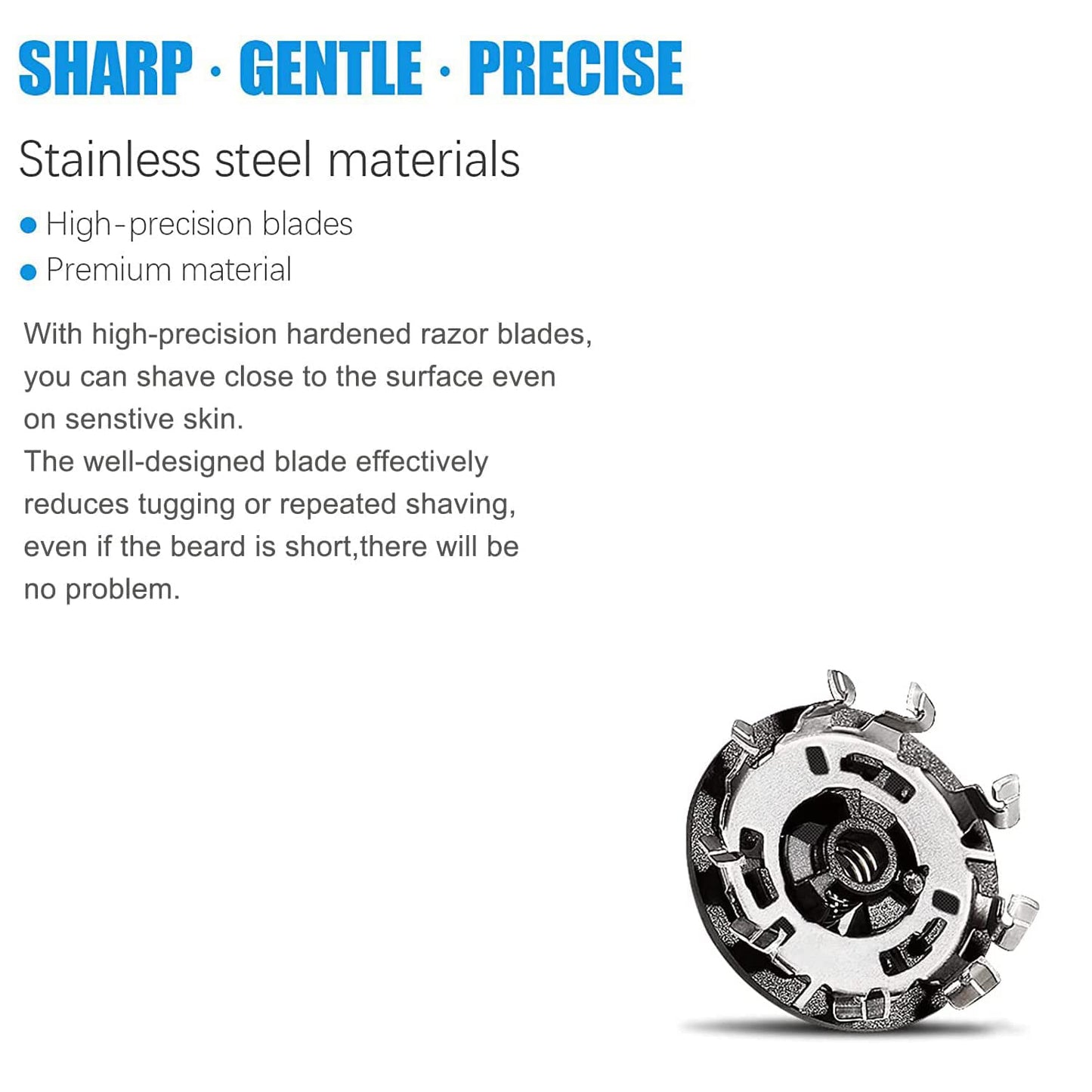 HQ8 Replacement Heads Compatible with Philips Norelco Aquatec Shaver, HQ8 Blades for Philips Norelco Aquatec Shavers Razor for PT720 PT730 AT880 At830 AT810, New Upgraded HQ8 Blades, 6 Pack