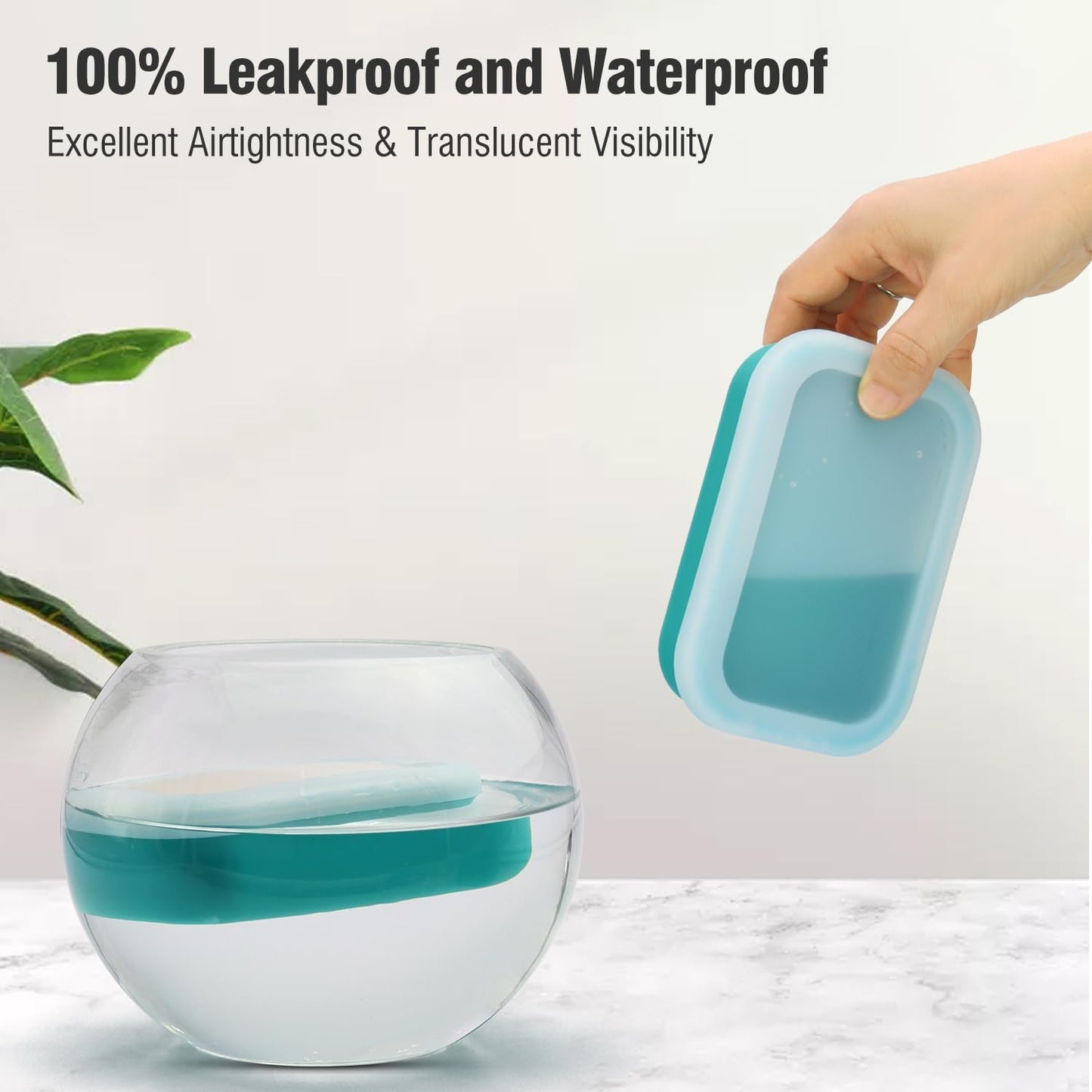 Enhanced Leak Proof Travel Soap Case, AIMAIAIMAI Silicone Soap Container with Draining Layer, Portable Bar Soap Holder for Bathroom, Camping, Gym, Easy to Clean (Translucent & Green)