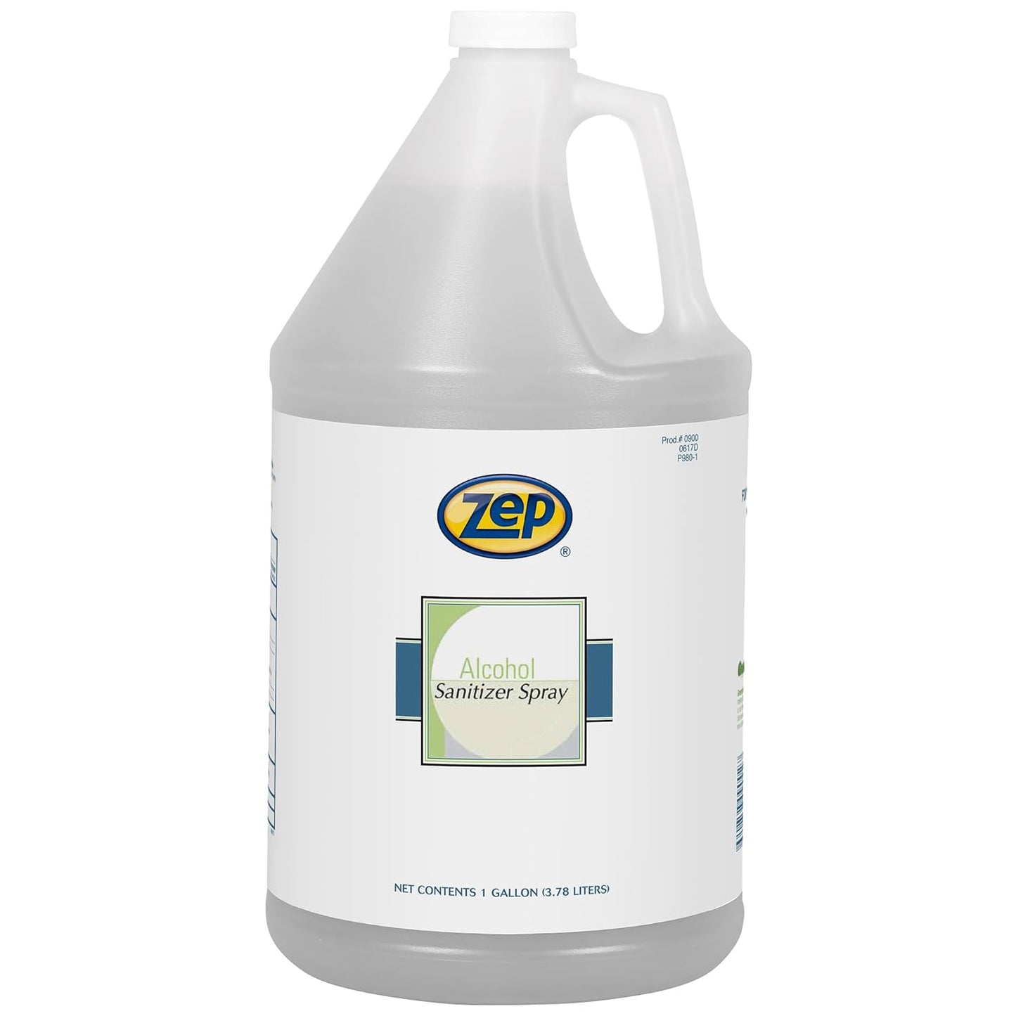 Zep Alcohol Hand Sanitizer Spray Refill - 1 Gallon (Case of 4) 90024-70% Ethanol-Based, Non-Foaming for Dispensers, Manufactured in the USA