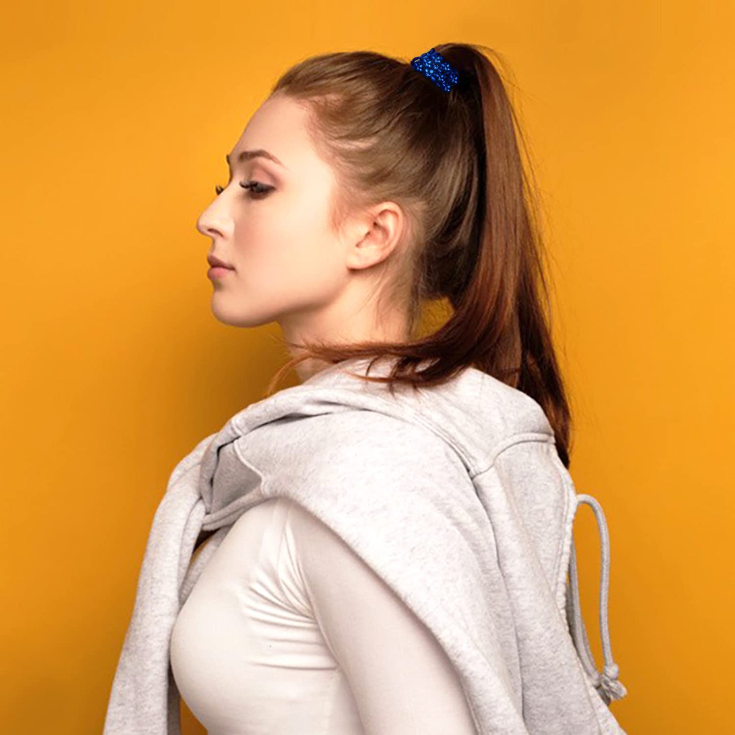 JessLab Spiral Hair Ties for Women, 10-Pack Traceless No-Damage Ponytail Holders, Coils Hair Bands for Girls, Assorted Colors