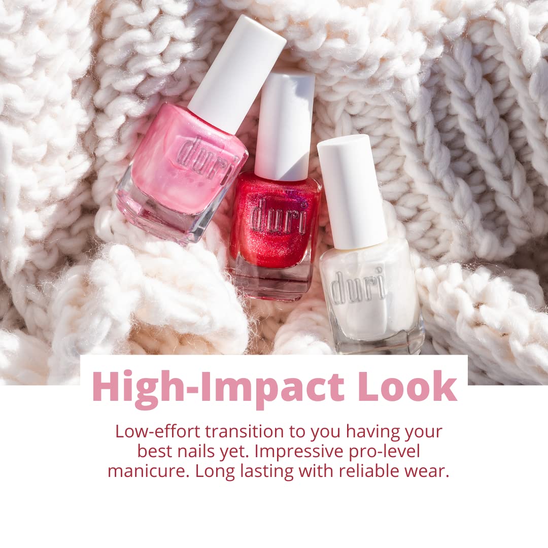 duri Nail Polish, 705 Guess Who, Creamy Pastel Beige Lacquer, Full Coverage, Glossy Finish, Fast Drying, 0.45 Fl Oz Cosmetics (Guess Who)