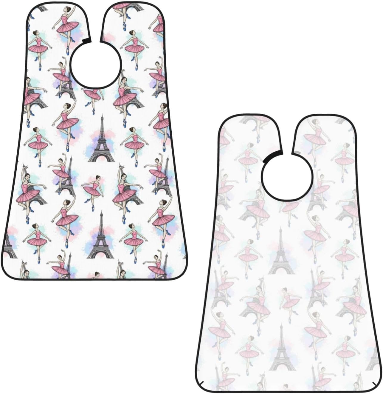 Beard Trimming Hair Catcher, Ballet Dancer Ballerina Eiffel Tower Shave Bib, Non-Stick Bib Apron Waterproof, Shaving Tool for Men for Husband Father’s Day