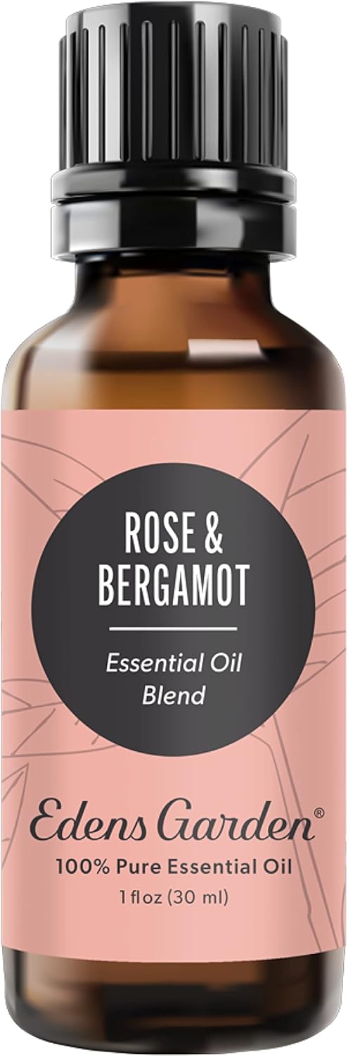 Edens Garden Rose Bergamot Essential Oil Blend- 100% Pure Premium Grade, Undiluted, Natural, Therapeutic, Aromatherapy, The Best for Skin, Laundry, Hair 30 ml (1 fl oz)