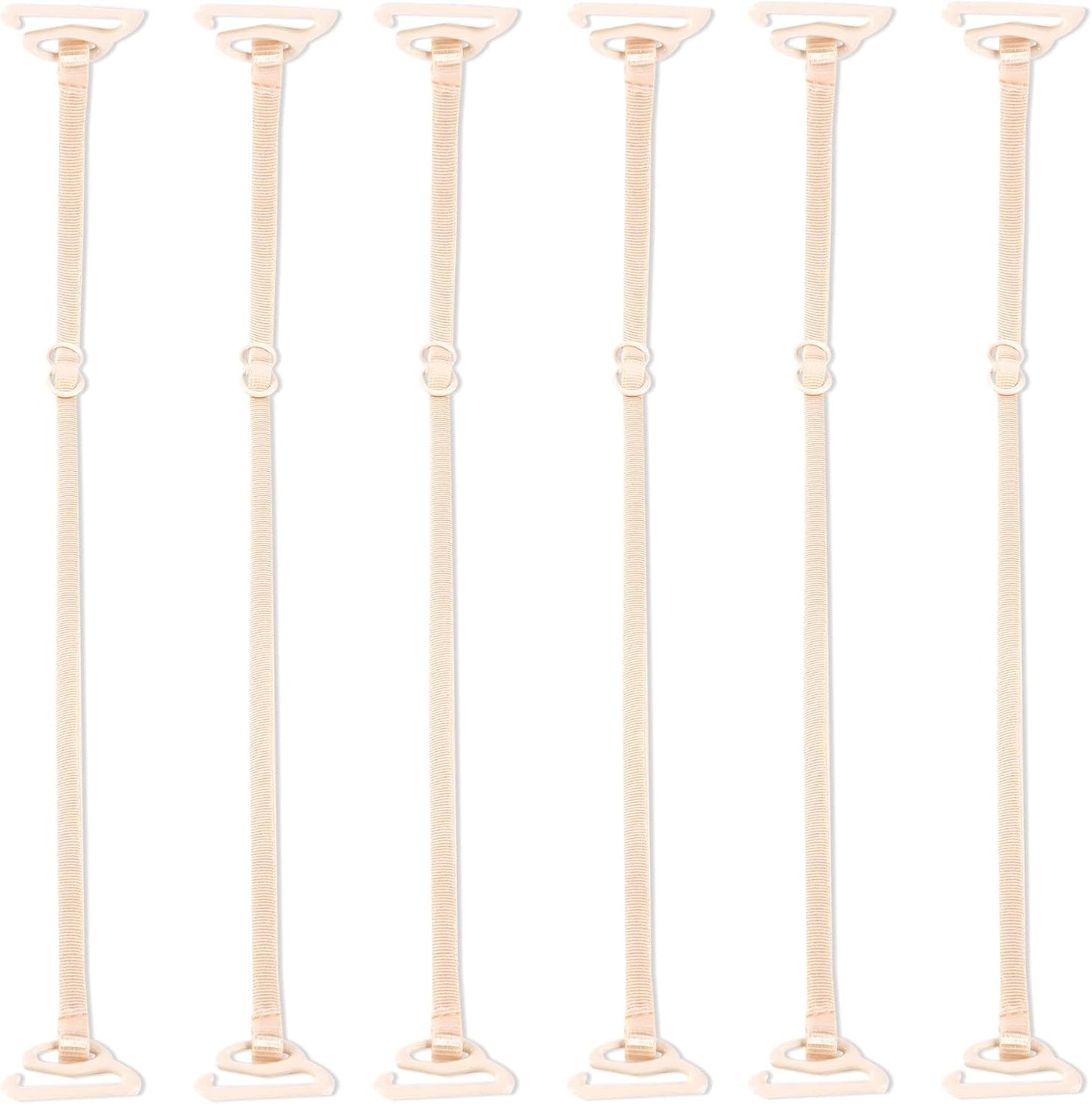 Magicmode 3 Pairs Bra Strap Replacement Elastic Adjustable Removable Multi Color