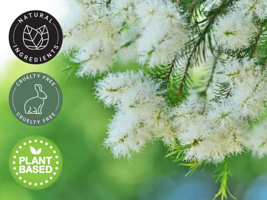 2 Bottles - 16 fl oz Tea Tree Essential Oil (100% Pure & Uncut), Aluminum Bottle - GreenHealth