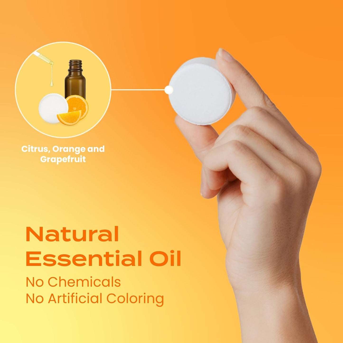 Body Restore Shower Steamers Aromatherapy 15 Pack - Christmas Stocking Stuffers for Men, Birthday Gifts for Women, White Elephant, Relaxation, Self Care - Citrus