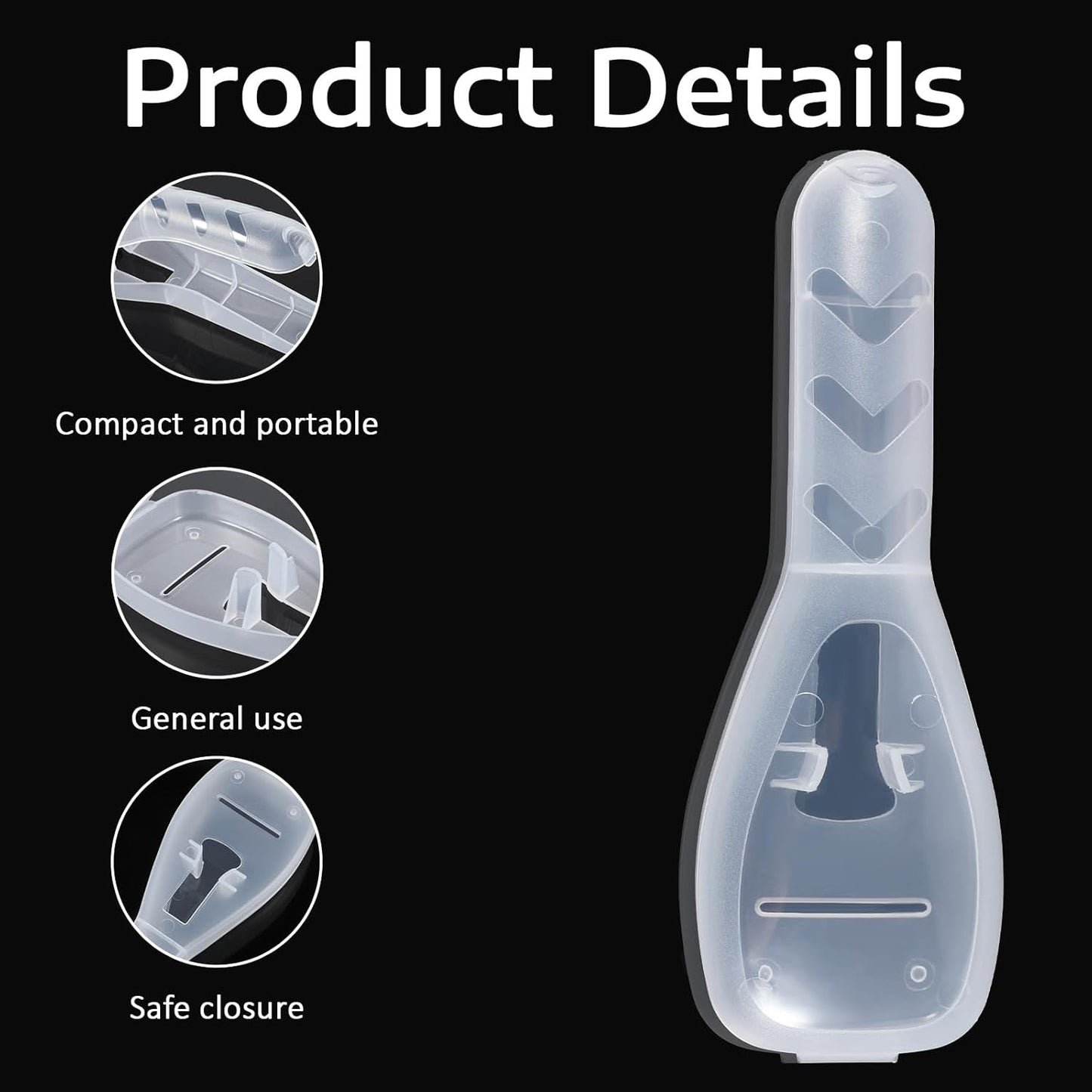 Razor Cover Travel Men Clear Portable Manual Razor Protector Universal Shaver Holder Protector Case Organizer Men's Shaver and Blade Refills Case Transparent Plastic Box Cover Container Storage