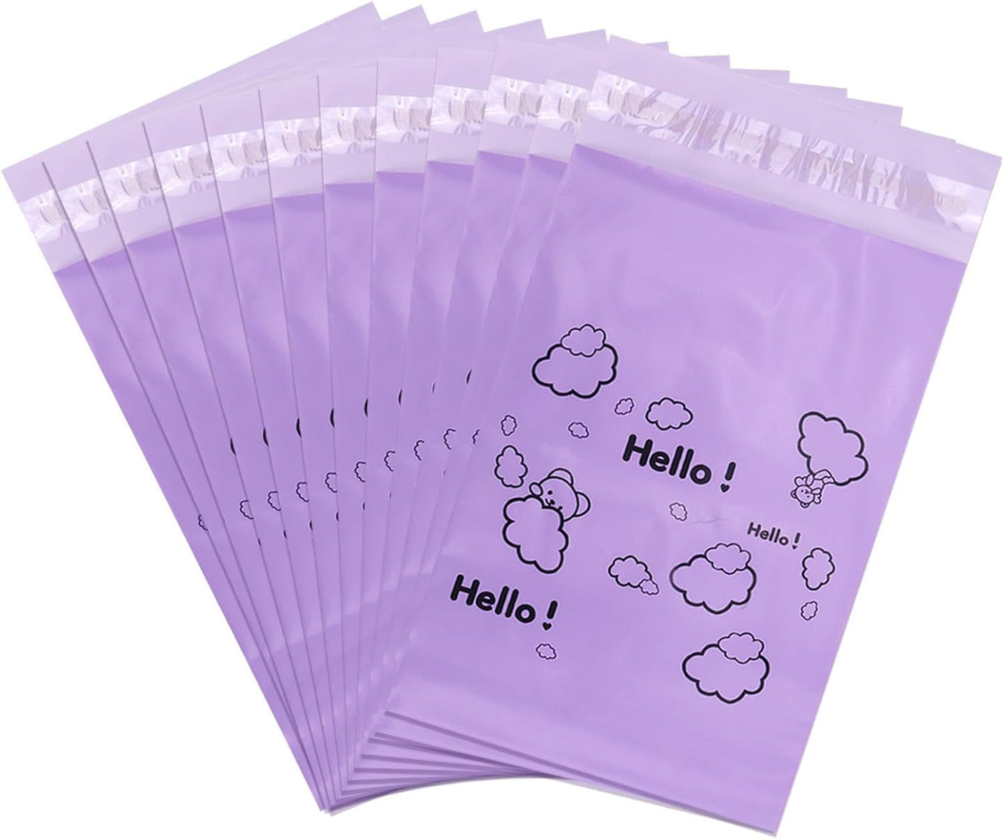 Cute Purple Sanitary Pad Disposal Bags - Pack of 200, 7x12inches Opaque Feminine Hygiene Disposal Bags for Tampons, Liners