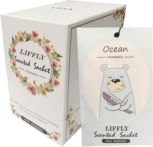 14 Packs Ocean Scented Sachets Bag for Drawer and Closet Xmas Gift 15 Scents Optional