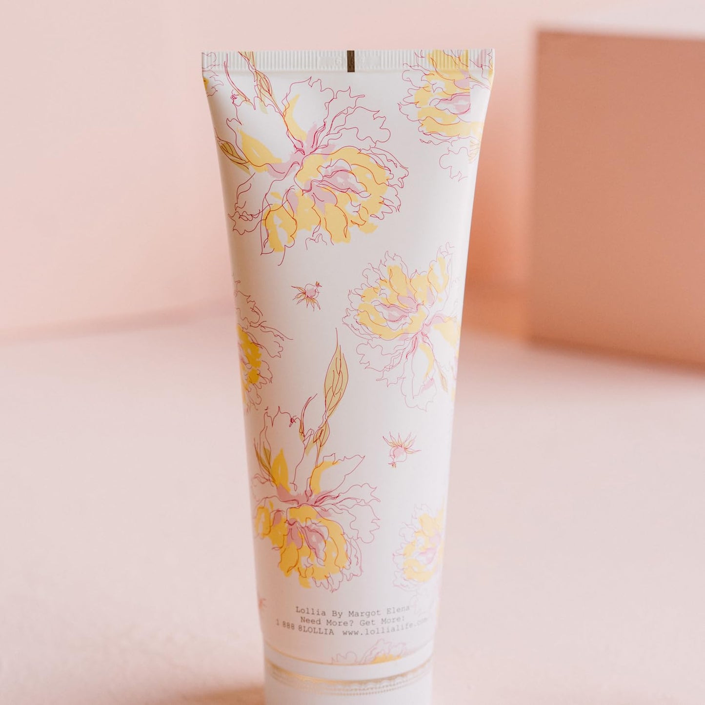 LOLLIA Breathe Shower Gel, 8 fl oz, Peony & White Lily, Luxury Shea Moisture Hydrating Women's Body Wash, Delicate & Relaxing Scented Bath Soap for Self Care