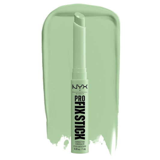 NYX PROFESSIONAL MAKEUP Pro Fix Stick Correcting Concealer, Buildable Medium Coverage Concealer Stick - Green