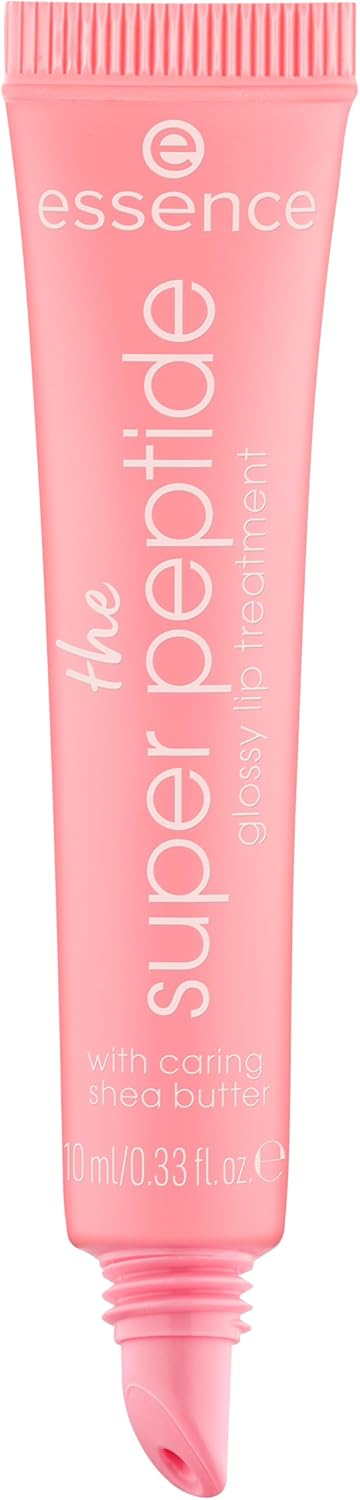 essence | The Super Peptide Glossy Lip Treatment | Hydrating, Nourishing and Non-Sticky | Vegan, Gluten Free and Cruelty Free (04 | Coralized!)